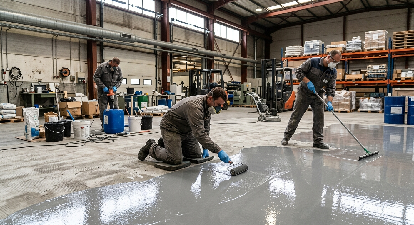 Mengenal Sistem Epoxy Flooring dan Cara Kerjanya pada Lantai Beton