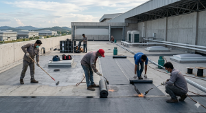 ilustrasi waterproofing membrane