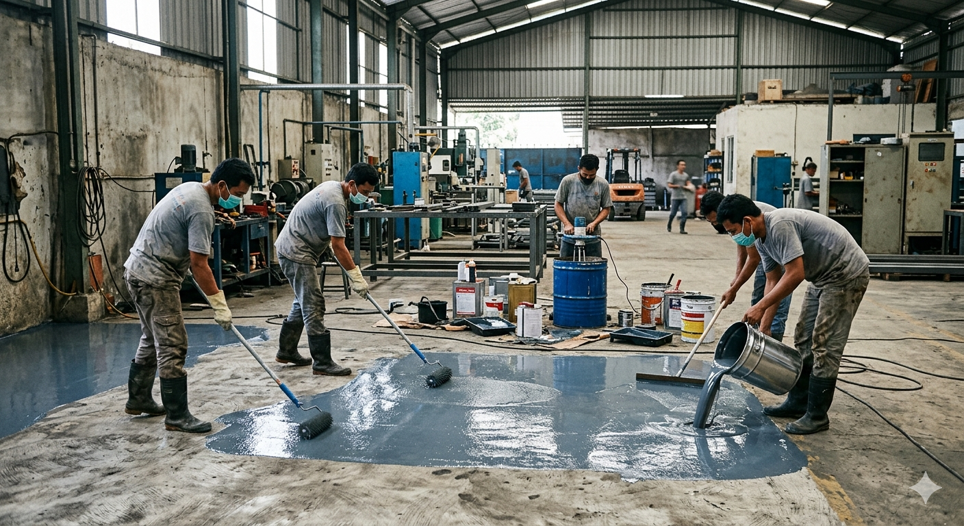 Hal yang Perlu Dipertimbangkan Sebelum Memasang Epoxy Flooring