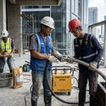 Ilustrasi grouting beton